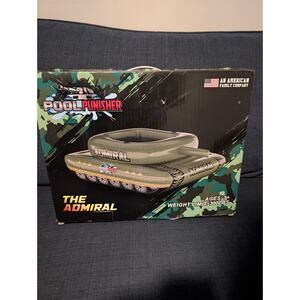 Float Factory The Admiral Inflatable Tank Pool Float 300 lbs Limit New in Box